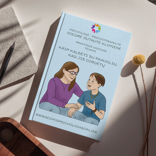 Praktinis vadovas tėvams: Kaip kalbėti su paaugliu, kad jis girdėtų (PDF + EPUB)